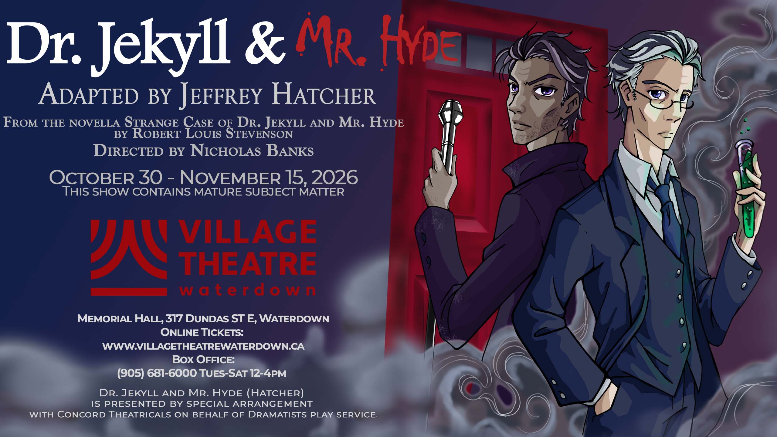 Village Theatre Waterdown: Dr. Jekyll and Mr. Hyde